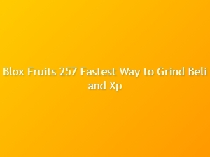 Blox Fruits Update 25: Fastest Way to Grind Beli and Xp